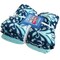 Nautical Damask Anti-Pill Premium No-Sew Throw Fleece Fabric Kit